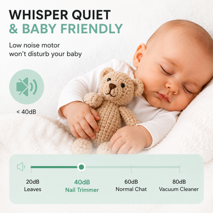 Baby Nail Trimmer Safe, Quiet & Gentle
