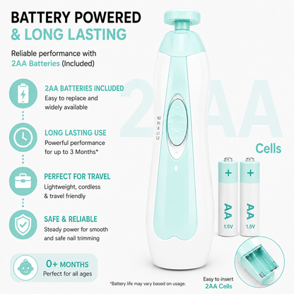 Battery Powered & Long Lasting