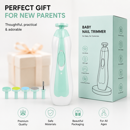 Baby Nail Trimmer Safe, Quiet & Gentle